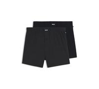 BOSS Regular Fit Boxershorts aus Baumwoll-Mix im 2er-Pack in Dunkelrot, Größe L