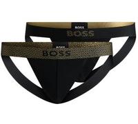 BOSS 2P Jock Strap Gift Schwarz/gold Baumwolle XX-Large Herren