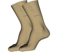 BOSS Zweierpack mittelhohe Socken aus Baumwoll-Mix - Style 2P RS Uni CC, 50516616 Beige 43-46