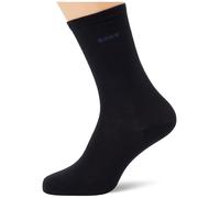 Businesssocken BOSS "2P RS Uni Logo CC W", Herren, Gr. 35-38, blau (dunkelblau 401), Baumwolle, unifarben, normal, Socken, mit BOSS Schriftzug (64800310-35) dunkelblau 401