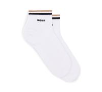 BOSS "2P SH Stripe CC" Packung, 2er, 2 Stk. tlg. mit BOSS Schriftzug (61365666-43) weiß 100