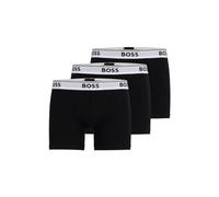 Boxer BOSS "Boxer 3 PACK", Herren, Gr. L (52), bunt (open_miscellaneous994), Jersey, Obermaterial: 95% Baumwolle, 5% Elasthan, Unterhosen, mit farblich passendem Webbund (64259700-L) open_miscellaneou