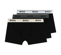 BOSS 3er Pack Herren Trunks Power Boxer Boxershorts Unterhosen Cotton Stretch, Farbe:Mehrfarbig, Wäschegröße:M, Artikel:-967 Black Multi Bund