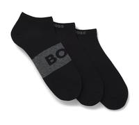 Sneakersocken BOSS "3P AS Logo CC", Herren, Gr. 43-46, schwarz 001, Baumwollmischung, Socken Sneakersocken (26705947-43) schwarz 001