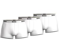 HUGO BOSS Herren Trunk 3p Co/EL Boxershorts, White 100, S