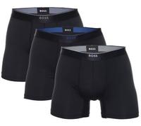 BOSS 3P Evolution Boxer Brief Long Schwarz Polyester X-Large Herren