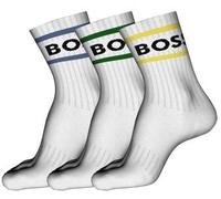 BOSS 3P Rib Stripe CC Sock Weiß Gr 43/46 Herren