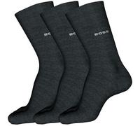 BOSS 3P RS Finest Soft Cotton Sock Dunkelgrau Gr 47/50 Herren