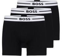 BOSS 3P Solid Cotton Bold Boxer Schwarz Baumwolle Large Herren