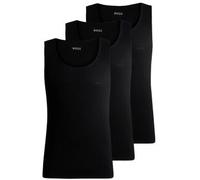 BOSS 3P Tank Top RibClassic Schwarz Baumwolle X-Large Herren