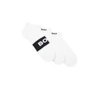 Sneakersocken BOSS "3P AS Logo CC", Herren, Gr. 39-42, weiß 100, Baumwollmischung, Socken Sneakersocken (62213034-39) weiß 100
