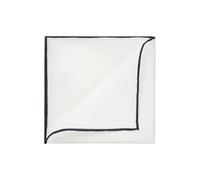 BOSS Einstecktuch aus Leinen mit kontrastfarbener Bordüre - Style H-POCKET SQ. ONE, 50561709 Dunkelblau ONESI