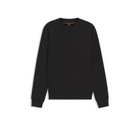 BOSS Relaxed-Fit Sweatshirt aus Baumwoll-Terry mit Logo-Stickerei - Style We_Logo, 50567420 Schwarz XL