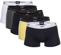 BOSS 5P Jersey Quality Cotton Mix Solid Cotton Trunks Multi-colour-2 Baumwolle Small Herren