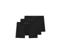BOSS Herren Boxer Briefs Active, 3er Pack, Black 001, S