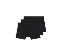 BOSS Active Dreierpack eng anliegende Boxershorts aus Mikrofaser mit Mesh-Einsätzen - Style BoxerBr 3P Active, 50517814 Schwarz XXL