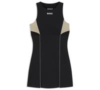 BOSS Active Jersey-Kleid mit Colour-Block-Design - Style Ematch, 50545815 Schwarz / Weiß M