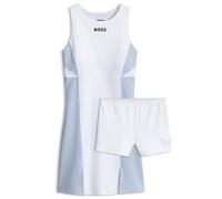BOSS Active Kleid aus Stretch-Jersey - Style Ematch, 50580759 Weiß / Blau M
