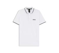 BOSS Active Paddy Regular-Fit Poloshirt aus schnell trocknendem Stretch-Piqué - Style Paddy Pro, 50469102 Weiß XL
