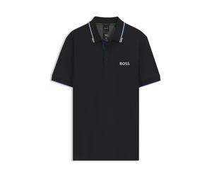BOSS Active Paddy Regular-Fit Poloshirt aus schnell trocknendem Stretch-Piqué - Style Paddy Pro, 50469102 Dunkelblau L