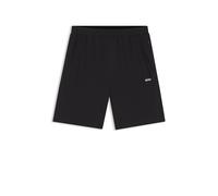 BOSS Active Regular-Fit Casual-Hose mit Einsätzen - Style JT_Active Short, 50564513 Schwarz XXXL