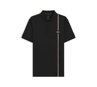 BOSS Active schnell trocknendes Poloshirt mit Signature-Streifen - Style PL_TOC Game 3, 50563363 Schwarz M