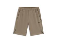 BOSS Active Shorts aus schnell trocknendem Gewebe mit reflektierendem Logo - Style Hecon Active, 50531225 Hellbraun XXL