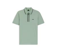 BOSS Slim-Fit Poloshirt aus feuchtigkeitsregulierender Stretch-Baumwolle - Style Philix GOC, 50555698 Hellgrün S