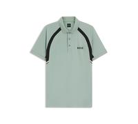 BOSS Active Slim-Fit Poloshirt aus schnell trocknendem Stretch-Gewebe - Style PL_TOC Spin CB, 50554552 Hellgrün S