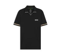 BOSS Active Slim-fit Poloshirt Mit Charakteristischen Streifen-Details