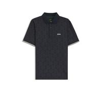 BOSS Active Slim-Fit Poloshirt mit geprägtem Tennisball-Muster - Style PL_TOC Game 1, 50564785 Dunkelblau S