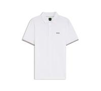 BOSS Active Slim-Fit Poloshirt mit geprägtem Tennisball-Muster - Style PL_TOC Game 1, 50564785 Weiß XXXL