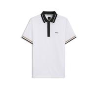 BOSS Active Slim-Fit Poloshirt mit Logo-Details - Style PL_TOC Court, 50570005 Weiß XL
