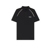 BOSS Active Slim-Fit Poloshirt mit Schutz vor unangenehmen Gerüchen - Style Patteo TOC, 50543333 Schwarz M