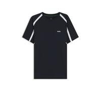 BOSS Active Slim-Fit T-Shirt aus Stretch-Gewebe mit kontrastfarbenen Akzenten - Style TS_TOC Game 2, 50564786 Dunkelblau XXXL