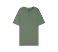 BOSS Active Slim-Fit T-Shirt mit dekorativen reflektierenden Details - Style Tee Active 1, 50531240 Grün XXL