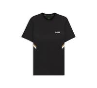 BOSS Active Slim-Fit T-Shirt mit feuchtigkeitsableitenden Eigenschaften - Style Tee Tech TOC, 50543329 Schwarz XXXL