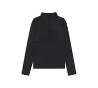 BOSS Active Sweatshirt aus bedrucktem, schnell trocknendem Gewebe mit halbem Reißverschluss - Style SW_Jump QZ, 50548440 Dunkelblau S