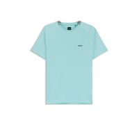 BOSS Active T-Shirt aus feuchtigkeitsableitendem Gewebe mit Tennisball-Prägung - Style TS_TOC Game 1, 50564766 Hellblau XL