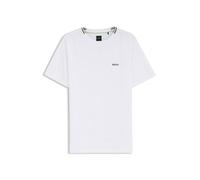BOSS Active T-Shirt aus feuchtigkeitsableitendem Gewebe mit Tennisball-Prägung - Style TS_TOC Game 1, 50564766 Weiß XL