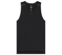 BOSS Active Tanktop aus Mesh-Jersey mit dekorativen reflektierenden Details - Style Tank Active Seas, 50542965 Schwarz L
