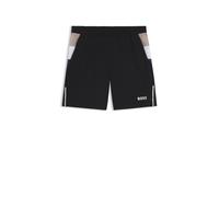 BOSS Active Tennis-Shorts aus feuchtigkeitsregulierendem Stretch-Gewebe - Style S_T-Match 9 inch, 50541370 Schwarz L