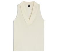 BOSS Ärmellose Bluse aus sandgewaschener Seide mit V-Ausschnitt - Style Bolaru, 50553717 Natur 42