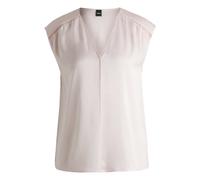 BOSS Ärmellose Bluse aus Stretch-Seiden-Satin - Style Binadi, 50540616 Hellrosa 38