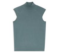 BOSS Ärmelloser Pullover aus Merinowolle mit Stehkragen - Style Fipini, 50544998 Blau XL