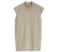 BOSS Ärmelloser Pullover aus Merinowolle mit Stehkragen - Style Fipini, 50544998 Hellbeige XL