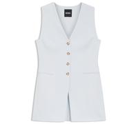 BOSS Ärmelloser Slim-Fit Blazer - Style Julinial, 50557416 Hellblau 32