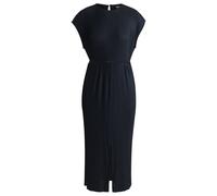 BOSS Ärmelloses Kleid aus schimmerndem Plissee-Gewebe mit Gürtel - Style Emaura, 50521881 Dunkelblau L