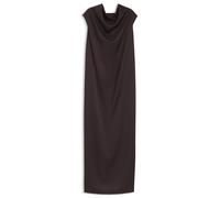 BOSS Ärmelloses Maxikleid aus Sable-Satin - Style DABIKA_FS_C, 50562632 Dunkelbraun 38