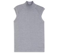 BOSS Ärmelloses Top aus Merinowolle mit Stehkragen - Style Fipini, 50544998 Hellgrau S